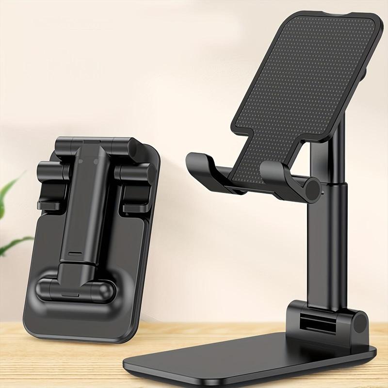 Foldable Desktop Phone Holder, Foldable Mobile Phone Tablet Stand, Angle & Height Adjustable Tablet Rack For Home Office, Portable Phone Mount