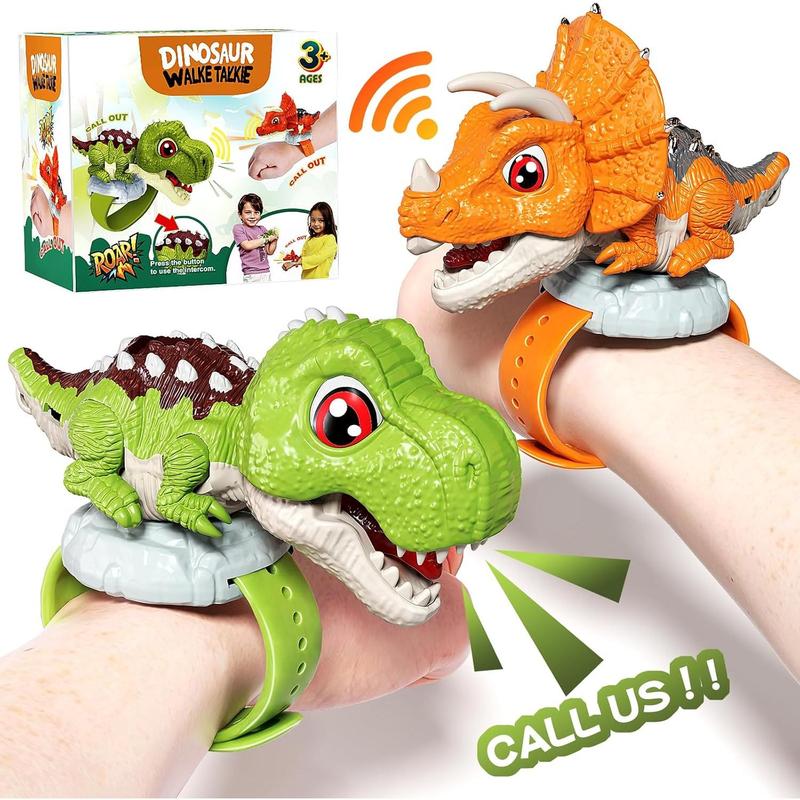 Dinosaur Walkie Talkies Toys for Kids, 2 Way Radio Long Range Walkie Talkie,Outside,Outdoor Camping Games, Hiking,Birthday Gifts for 4 5 6 7 8 9 10 Year Old Boys Girls