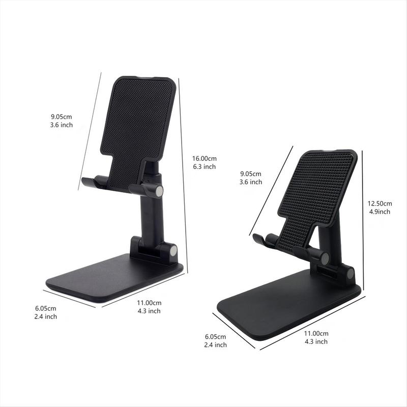 Foldable Desktop Phone Holder, Foldable Mobile Phone Tablet Stand, Angle & Height Adjustable Tablet Rack For Home Office, Portable Phone Mount