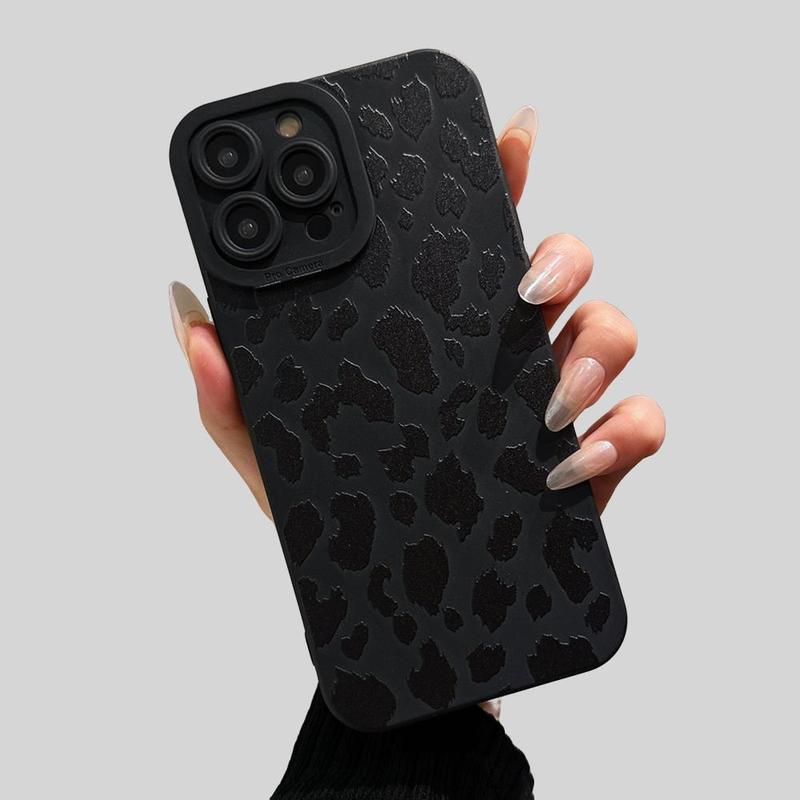 Leopard Pattern Phone Case for Summer Gift, Shockproof Cell Phone Protective Cover, Phone Cases Compatible With iPhone 7 8 XR 11 12 13 14 15 Plus 15 Pro Max, Smartphone Case