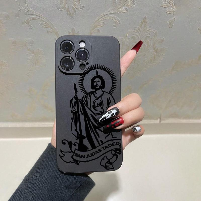 Sun Man Pattern Phone Case for Fall, Anti-drop Cellphone Protective Case, All-inclusive Shockproof Mobile Phone Cover for iPhone 11 12 13 14 15 Pro Max