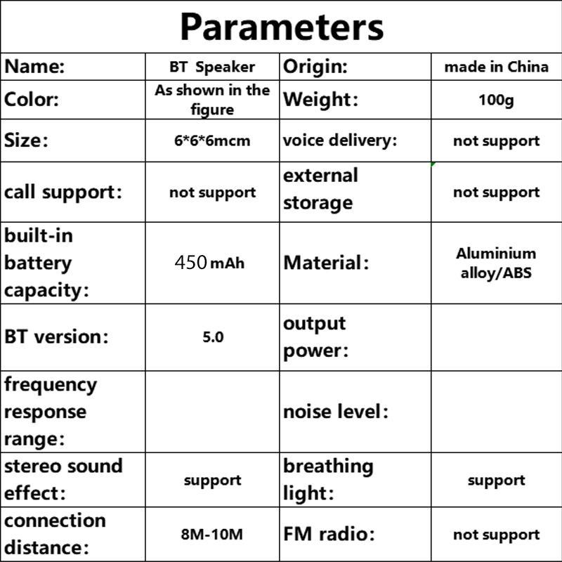 G200 Portable Wireless Speaker, 1 Count Rechargeable Magnetic Mini Speaker, Wireless Bluetooth-compatible Speaker for Home, Office, Outdoor