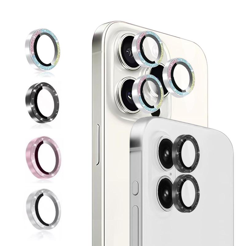 Tempered Glass Camera Lens Protector, Full Coverage Lens Protective Film, Phone Lens Anti-reflective Film for iPhone 16 16 Plus 16 Pro 16 Pro Max