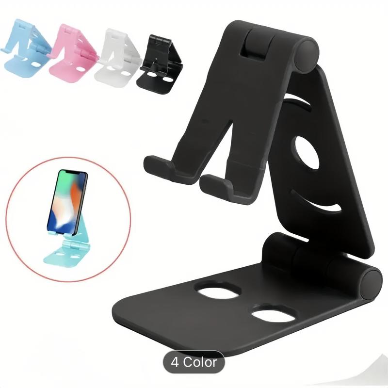 Foldable Phone Holder, 1 Count Multifunctional Hollow Out Design Phone Stand, Portable Phone Holder for Home Office, Universal Phone Accessories