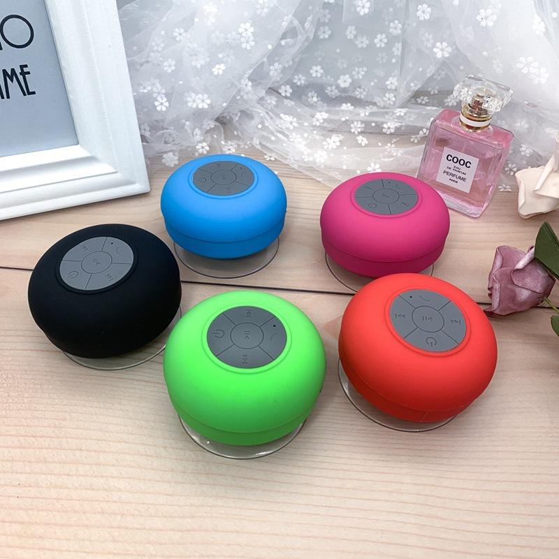 shower loud led Speaker, Waterproof Suction Cup-phone holder&wholesale Bluetooth-compatible-RGB Light for Beach,  & Outdoor , Bathroom, Christmas gift