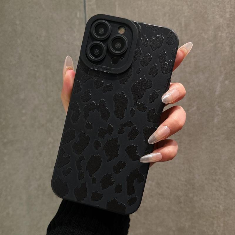 Leopard Pattern Phone Case for Summer Gift, Shockproof Cell Phone Protective Cover, Phone Cases Compatible With iPhone 7 8 XR 11 12 13 14 15 Plus 15 Pro Max, Smartphone Case