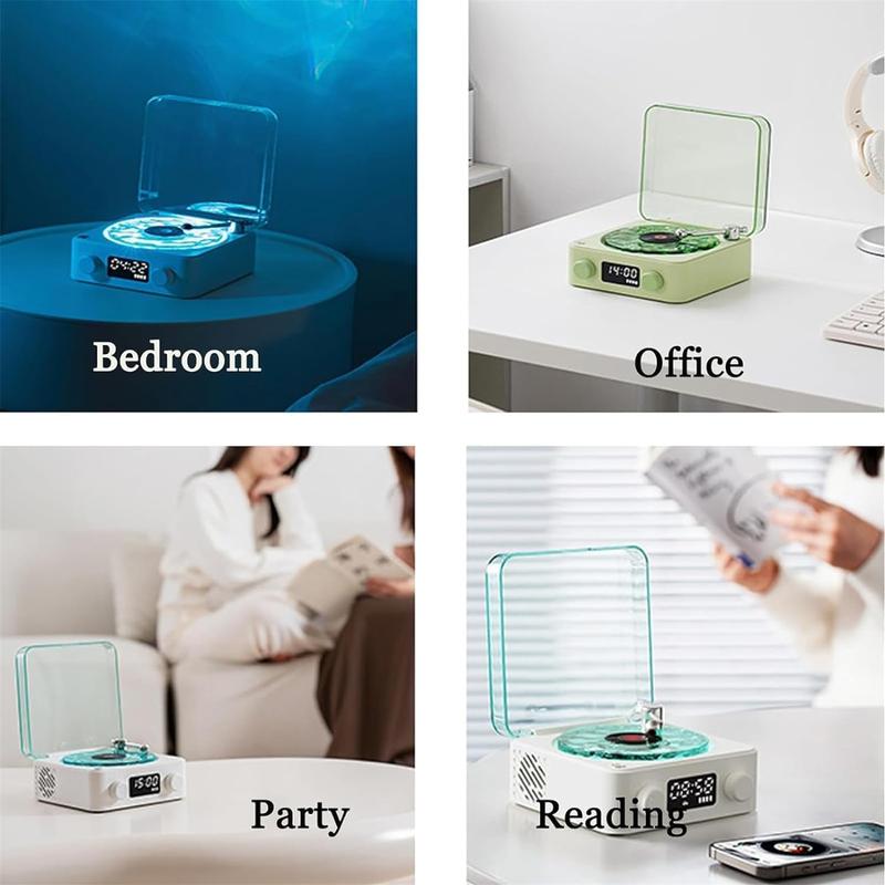 Aqua Vinyl Speaker, AquaVinyl Waves Mini Speaker, Aqua Vinyl Record Player, The Waves Vinyl Player, Waves Vinyl Bluetooth Speaker, Record Player Speaker