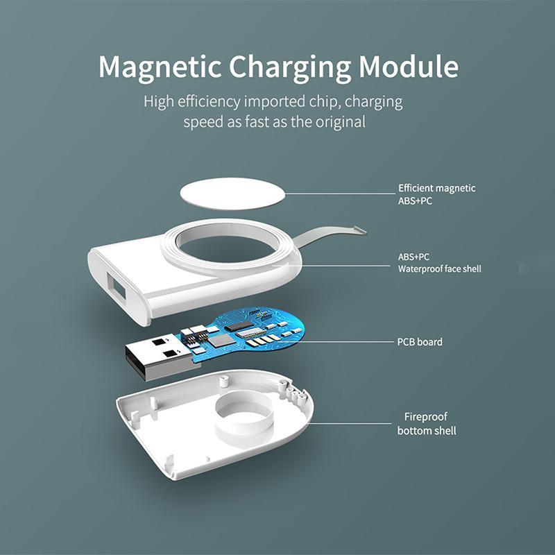 Magnetic Wireless Watch Charger, 1 Count USB Type-C Interface Portable Wireless Charger Compatible With Apple Watch