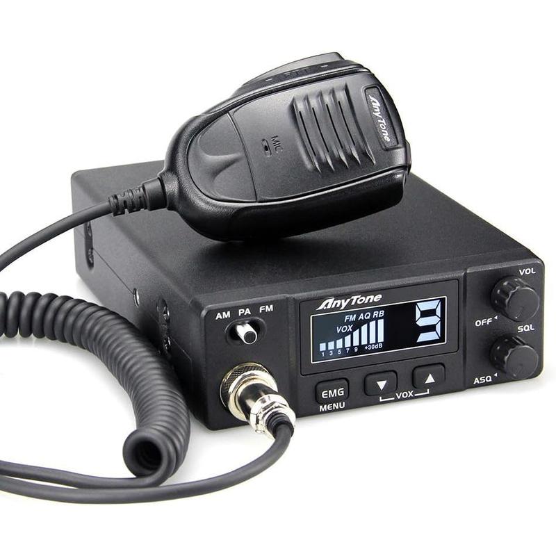 CB Radio AT-505PRO 40 Channels AM FM Power Output 4W  Audio