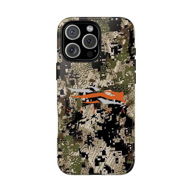 SITKA camouflage Hunting - Inspired Phone Case, Camo case, Hunting Gifts, Gifts for Her, iPhone 16,15,14,13,12,11 Pro Max 8 7 Plus X Case