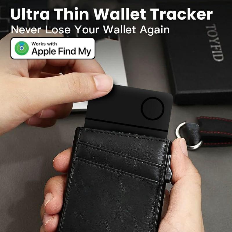 RSH Smart Card Wallet Tracker, Ultra-thin 1.9mm GPS Tracker, Wireless Charging Compatible with Apple 