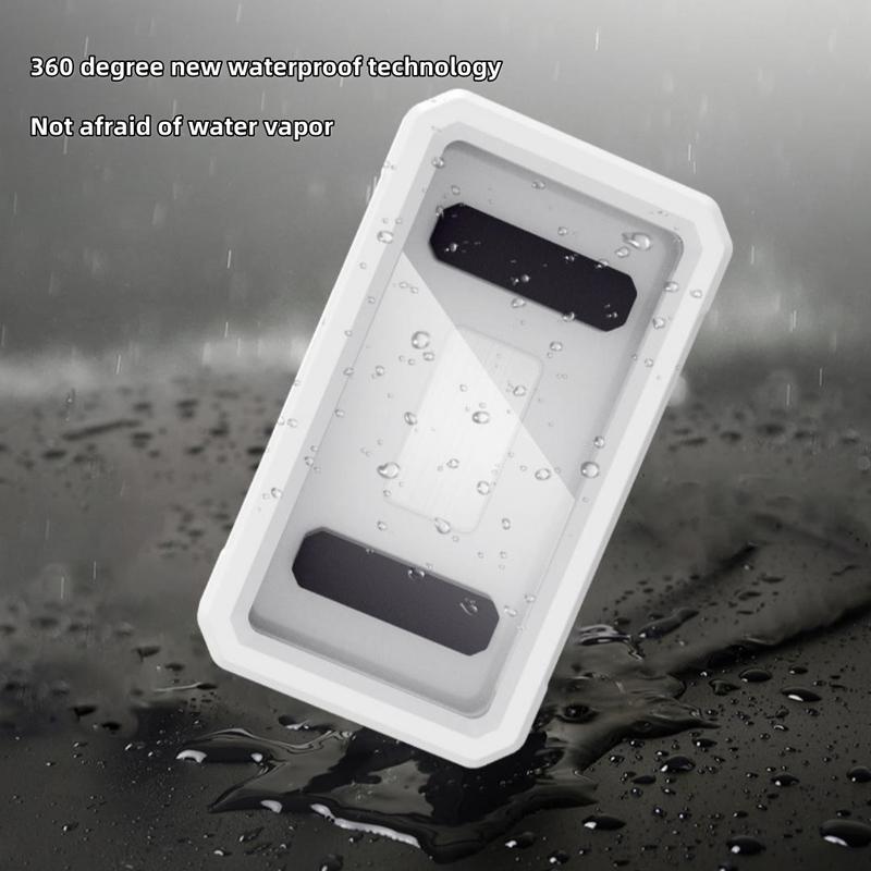 Waterproof Shower Phone Holder, 360° Rotatable Phone Holder with Anti-fog Function, Durable Phone Holder for Bathroom & Kitchen