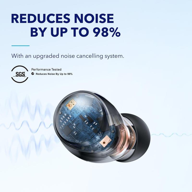 Space A40 | Long-Lasting Noise Cancelling Earbuds -TTS