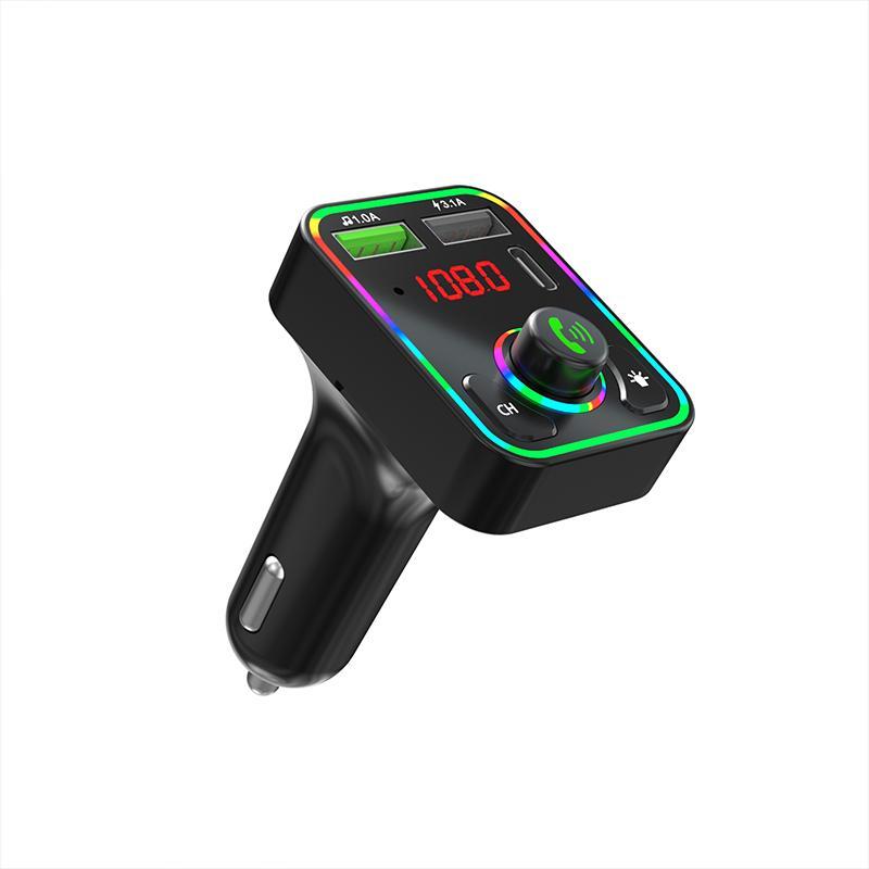 Lossless MP3 Player With 7 Colors LED Backlit, Car Bluetooth-compatible 5.0 Receiver, Multifunctional Charger With Automatic Power-off Memory Function For Car