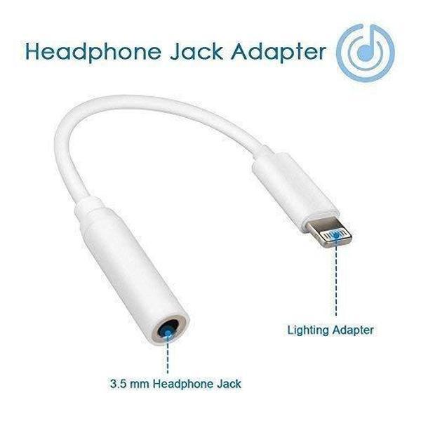 Apple Lightning to 3.5mm Headphone Jack Adapter for iPhone 7 8 PLUS X Xs Max