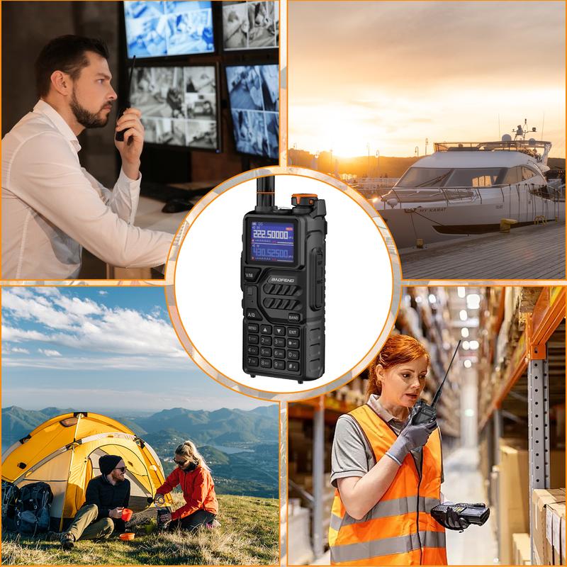 BAOFENG K5 Plus (Upgrade of UV-5R) Walkie Talkie Long Range, Long Distance Ham Radio with Copy Frequency,USB-C,NOAA for Hunting,Audio & Video Product