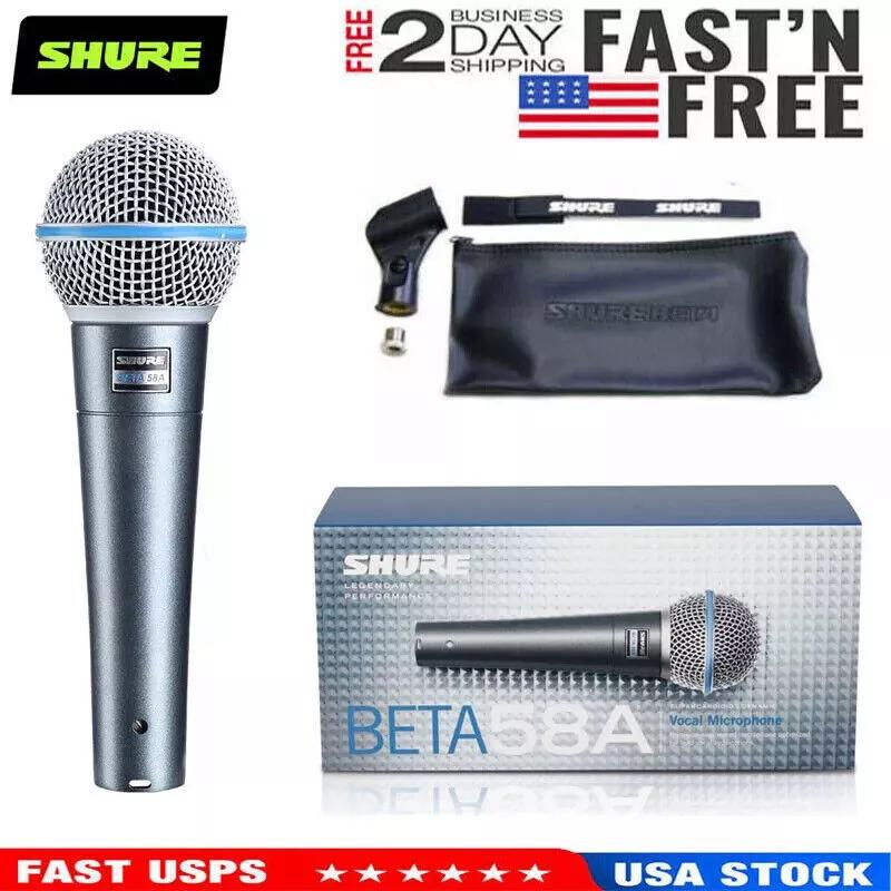 Shure Beta 58A Supercardioid Dynamic Vocal Microphone