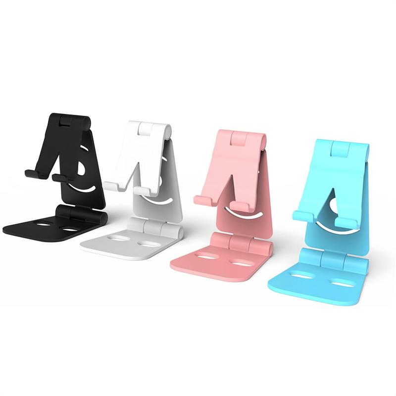 Foldable Phone Holder, 1 Count Multifunctional Hollow Out Design Phone Stand, Portable Phone Holder for Home Office, Universal Phone Accessories