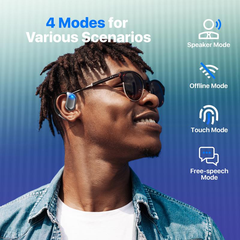 AI Smart Translation Earbuds – 144 Language Translation + AI Q&A, High-Quality Sound, Business & Leisure Travel Companion A stylish, multi-functional earbud that supports language translation and plays high-quality sound for business or leisure