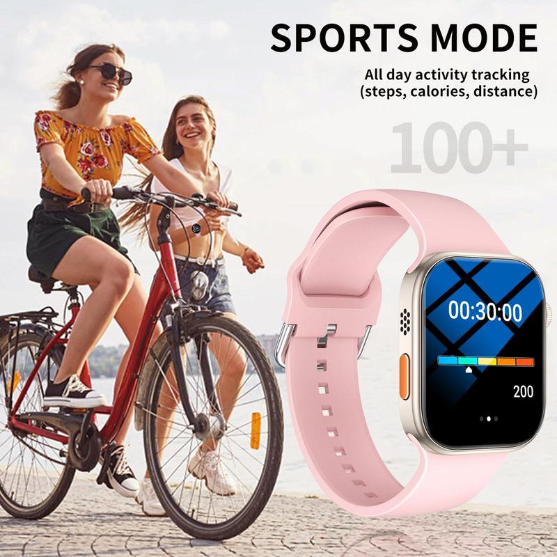 Smart Watch with Wireless Calling Dial, Multiple Sport Mode, Calling Reminder & Rejection, SMS Reminder & Custom Wallpaper Function, Smart & Wearable Devices for iPhone Andriod