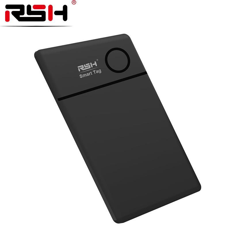 RSH Smart Card Wallet Tracker, Ultra-thin 1.9mm GPS Tracker, Wireless Charging Compatible with Apple 