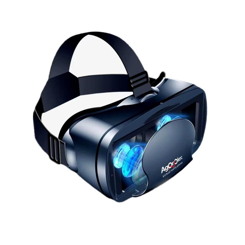 VR Headset for Mother's Day Gift, 1 Count Adjustable 3D VR Glasses Virtual Reality Headset, HD Blu-ray Eye Protection Support 5~7 Inches Suitable for Mobile Phones Android