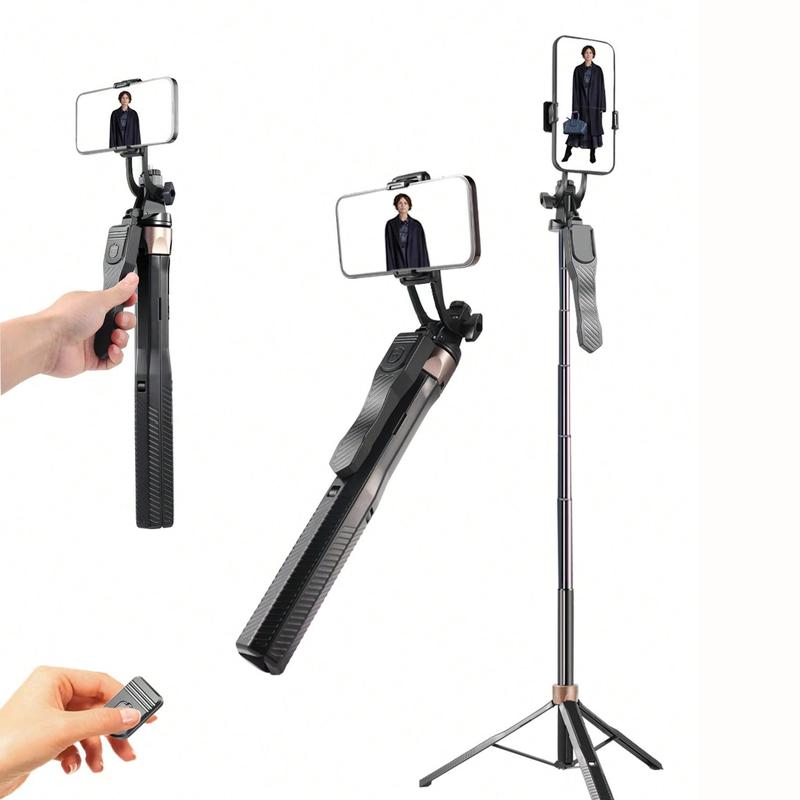 Wireless Selfie Stick Tripod, 1 Count Multifunctional Phone Selfie Tripod with Remote Control, Portable Handheld Live Streaming Tripod for Smartphone