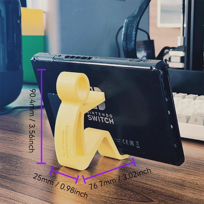 Creative 3D Printed Humanoid Bracket Ornament, 1 Count Multifunctional Storage Display Rack, Desktop Phone Holder for Home Office