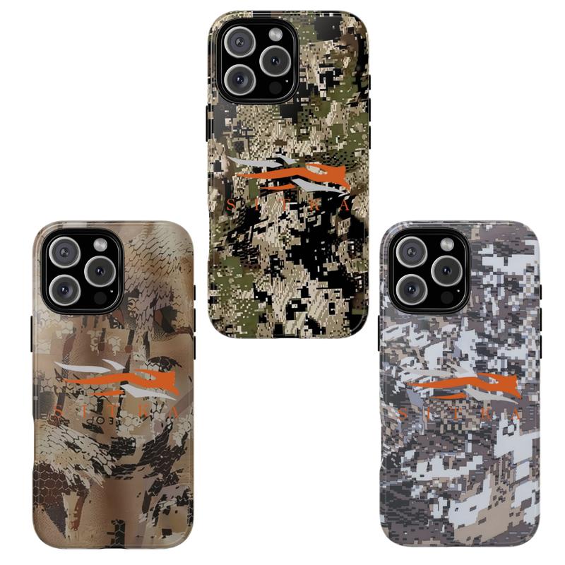 SITKA camouflage Hunting - Inspired Phone Case, Camo case, Hunting Gifts, Gifts for Her, iPhone 16,15,14,13,12,11 Pro Max 8 7 Plus X Case