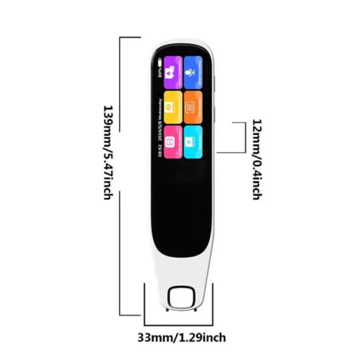 Electronics Translation Pen (1 Box) ,Scan Translator, Digital Translation Pen Electronics for Office, School, Support 2-way Translation (requires Wifi Connection), Electronics Education Devices Multifunctional WiFi-Rechargeable