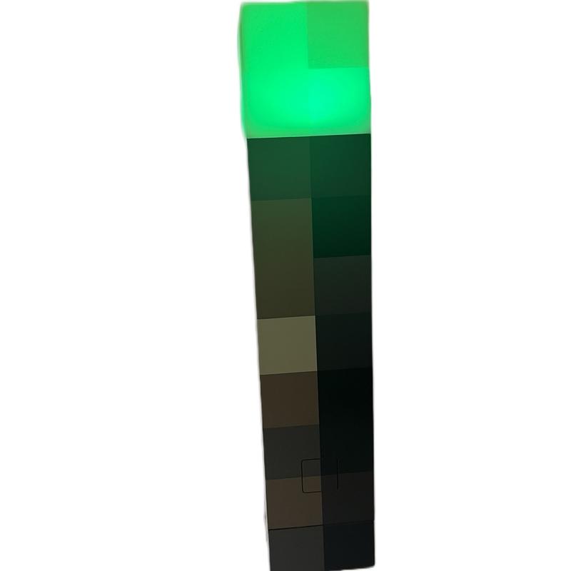 Minecraft Brownstone Torch LED Lamp Potion Bottle Light USB Rechargeable Night Light Kids Xmas