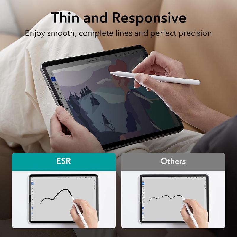 for iPad Pro 11 Inch and iPad Air 5 4 Removable Magnetic Privacy Screen Protector, 30-Degree Anti-Spy Privacy Filter, Detachable and Reusable, 10.9 Inch, Matte Finish