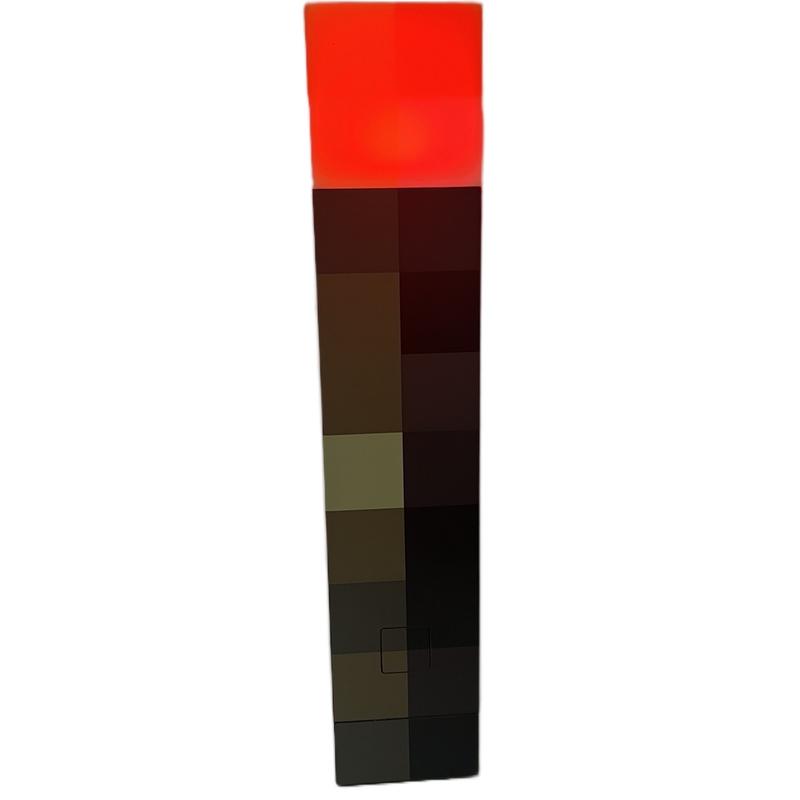 Minecraft Brownstone Torch LED Lamp Potion Bottle Light USB Rechargeable Night Light Kids Xmas