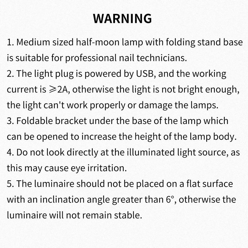 USB Powered LED Desk Lamp, Multi-purpose 3-color Dimming Desktop Table Lamp, Professional Lighting for Nail Salon, Home & Office