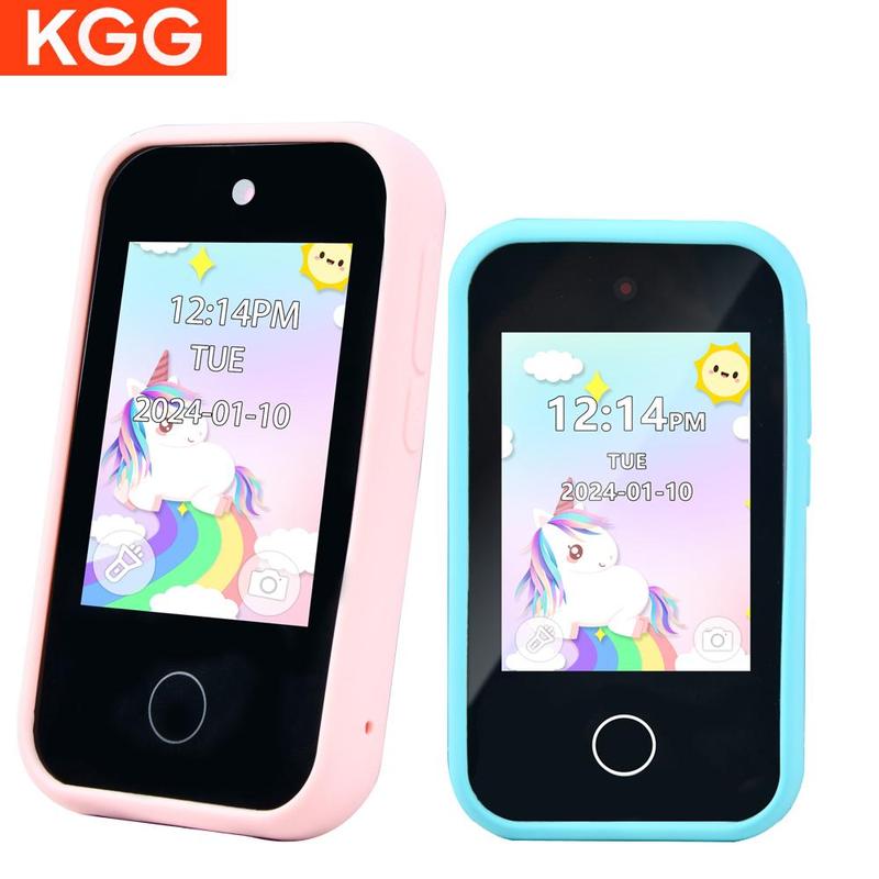 KGG Mini Phone, Cartoon Penguin Pattern Student Smart Phone, Funny Learning Education Tool, Smart Watch Music Game Player, Alarm Clock Calculator Flashlight