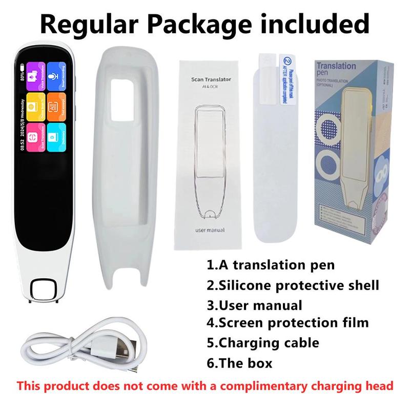 Christmas Gift, Translation Pen with Wifi, Versatile Translation Quick Check, Professional Translation Comparable To Professional Level 8 Translation Pen, 134 Languages Two-way Intercom, Online Scanning Supports 60 Languages, Digital Products