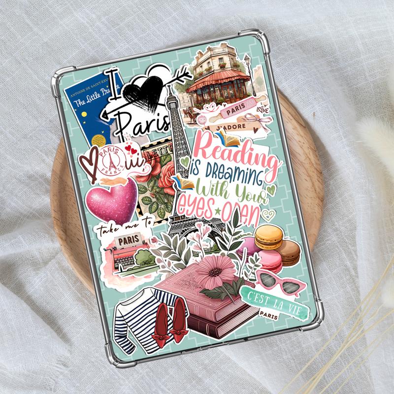 I Love Paris Reader (Variety Pack) | Kindle | Kobo | Boox E-Reader Inserts