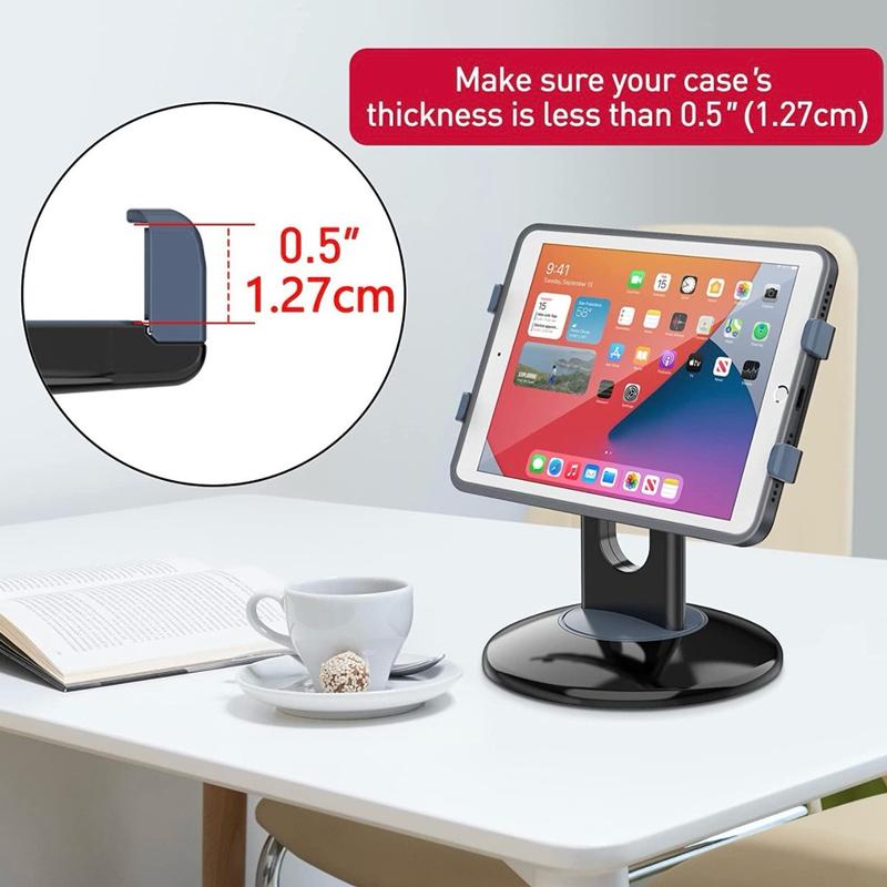 AboveTEK 360° Rotating Tablet Stand, Fits 6