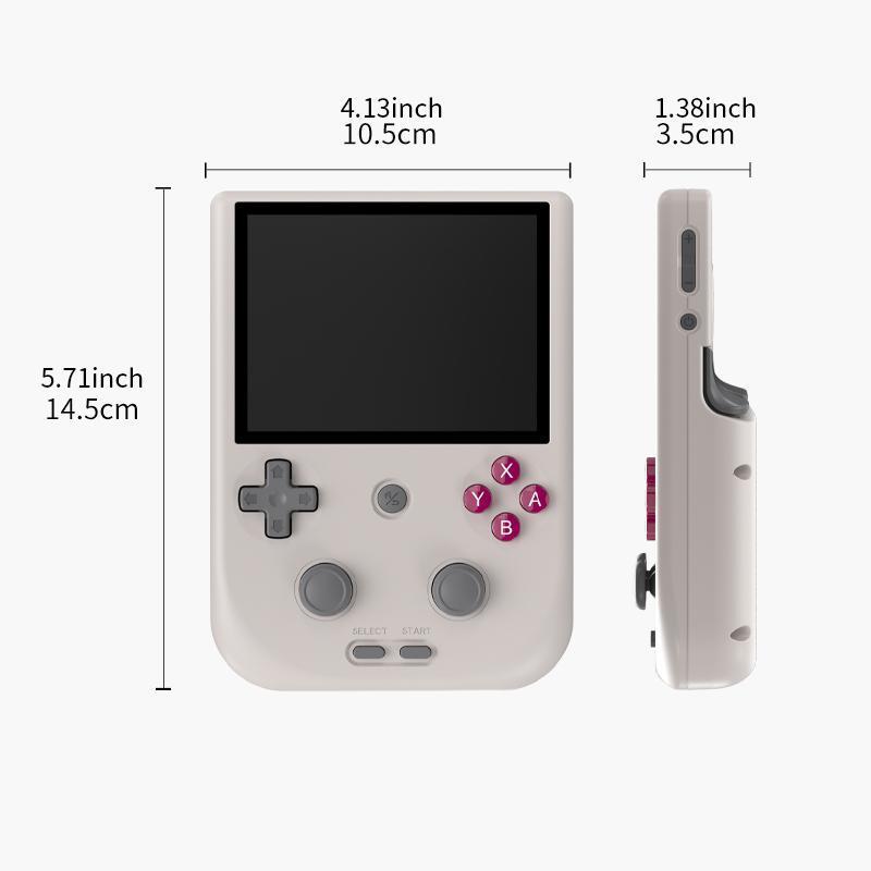 Anbernic RG405V Handheld Game Console for Summer, 4.0 Inch IPS Touch Screen Game Console, Portable Game Console with Game Card & Screen Protector & Type-C Cable, Gamer Console