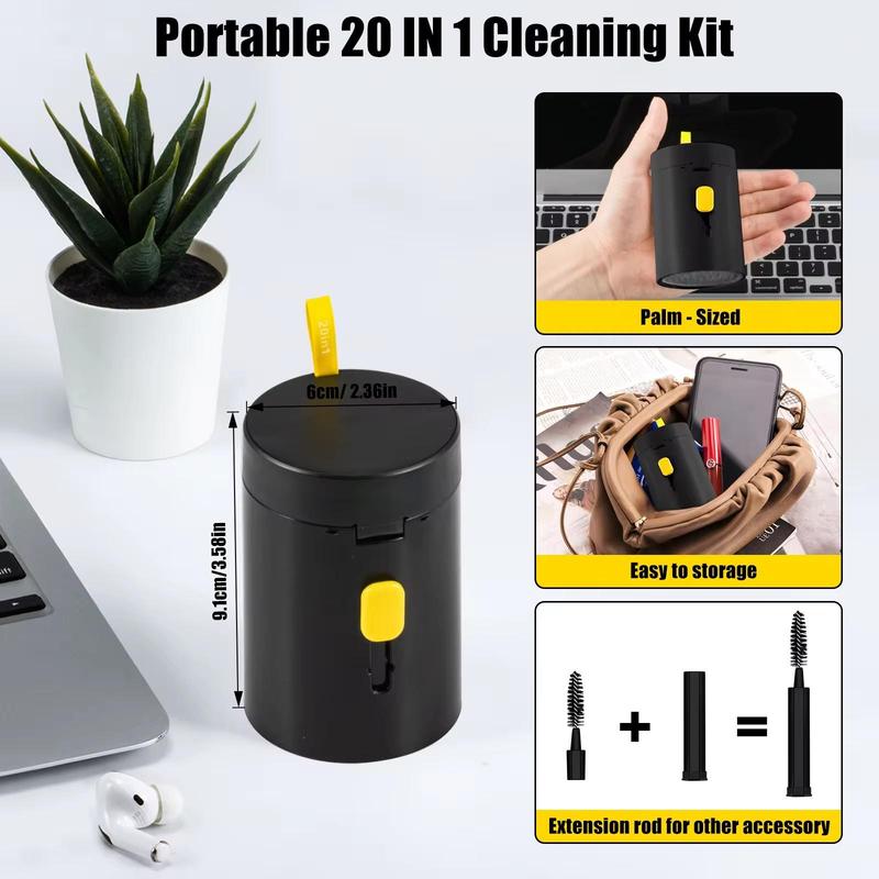 20 in 1 Professional Camera Sensor Lens Cleaning Kit for Canon SONY, Camera Cleaning Tool Set, Earphone Cleaning Stick for Airpods, Camera Cleaning Kit Compatible with iPhone & Android Phone Charging Port