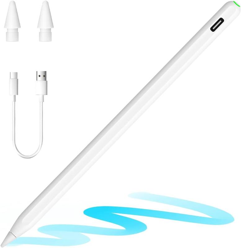 Stylus Pen for iPad 9th&10th Generation-2X  Charge Active Pencil Compatible with 2018-2024  iPad Pro 11