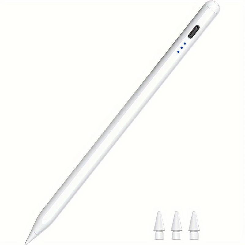 Stylus Pen for iPad, USB Rechargeable Stylus Pen with Palm Rejection Technology, Tablet & Computer Accessories Compatible with iPad Pro M4 (2024)