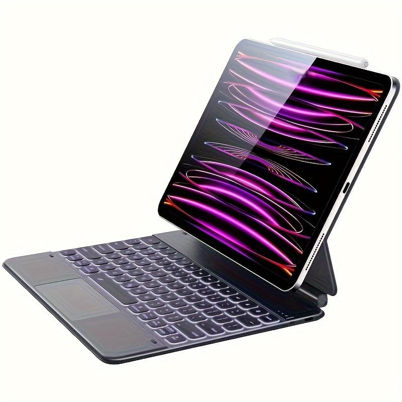 The Magic Keyboard Case For IPad Air 13-inch M2 2024 And IPad Pro 12.9-inch 6th 5 4 3rd Generation Will Transform Your Experience. 7-color Backlight Design With Three Adjustable Brightness Levels. Hall Switch Design Allows The Device To Ent