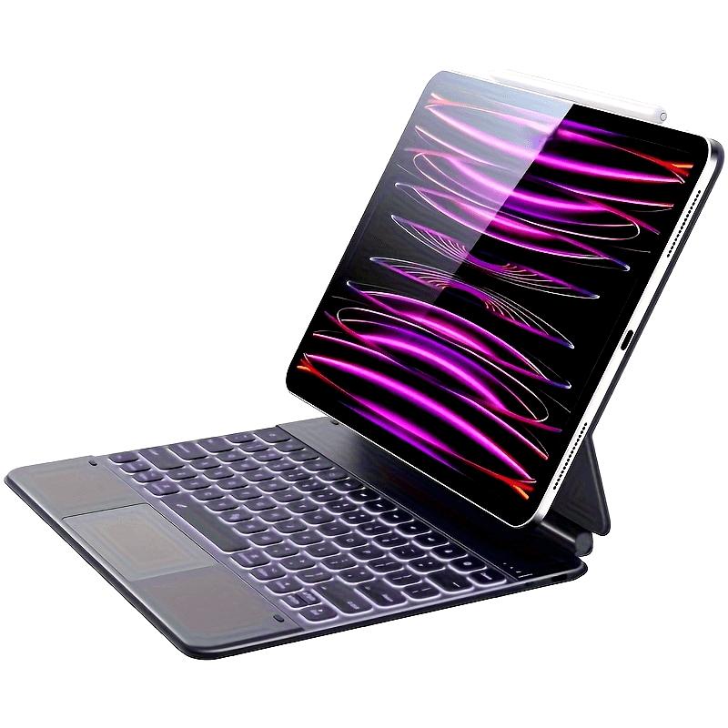 The Magic Keyboard Case For IPad Air 13-inch M2 2024 And IPad Pro 12.9-inch 6th 5 4 3rd Generation Will Transform Your Experience. 7-color Backlight Design With Three Adjustable Brightness Levels. Hall Switch Design Allows The Device To Ent