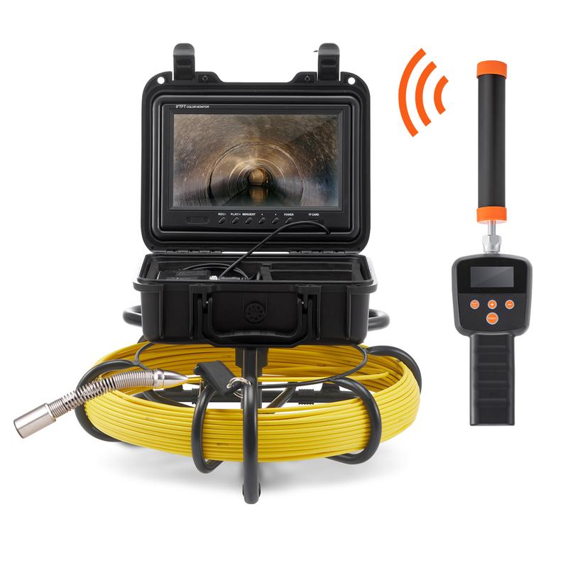 VEVOR Sewer Camera with 512Hz Locator, 165 ft 50 m, 9