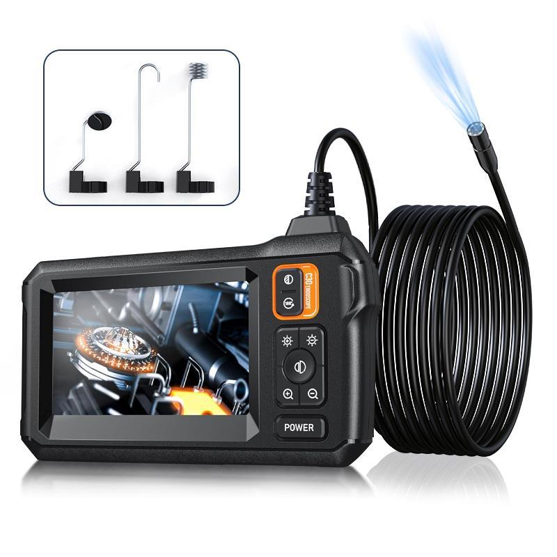 4.3inch IPS Display HD Digital Endoscope Camera, IP67 Waterproof Industrial Endoscope, Car Inspection Tool For Car Repair, Stocking Fillers Gift