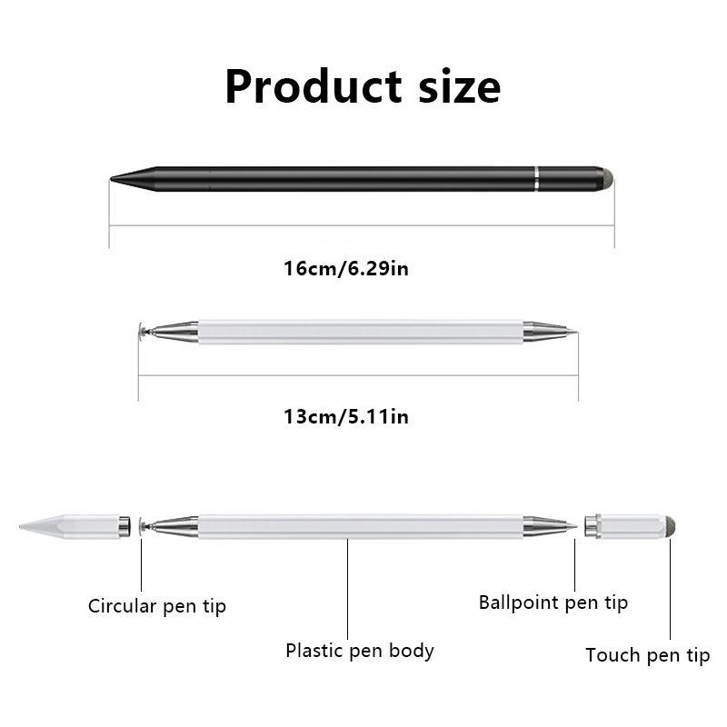 Universal Capacitive Stylus Pen, Magnetic Design Drawing & Writing Stylus Pen, Precision Pencil Compatible with Tablets & Smartphones