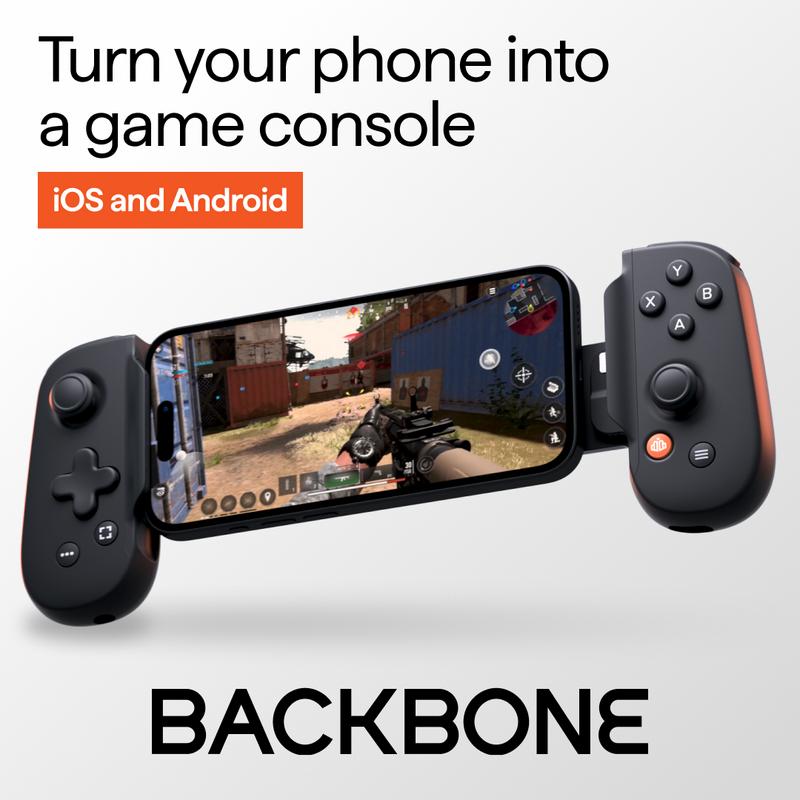 Backbone One iPhone Gaming Controller (2nd Gen) with Lightning Connector – Console-Grade Precision for Ultimate Gameplay Console Game