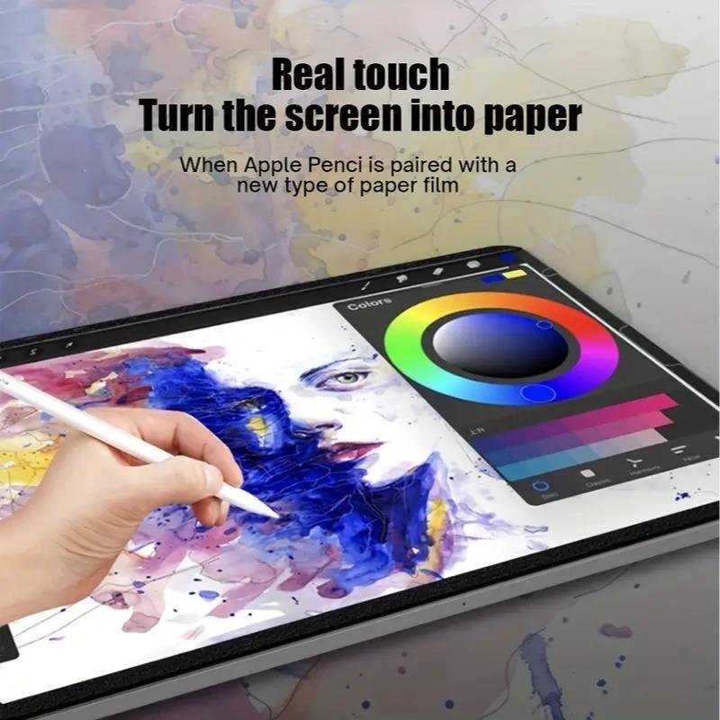 Magnetic Removable & Reusable Paper-Like Screen Protector, 1 Count Anti-Glare Tablet Screen Protector For iPad 10.2-10.9 Inch