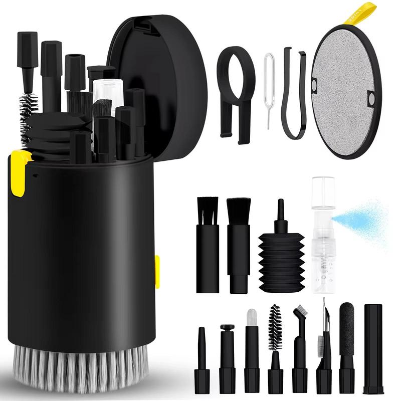 20 in 1 Professional Camera Sensor Lens Cleaning Kit for Canon SONY, Camera Cleaning Tool Set, Earphone Cleaning Stick for Airpods, Camera Cleaning Kit Compatible with iPhone & Android Phone Charging Port